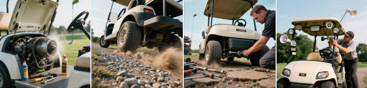 Core Sources of Noise in Golf Carts