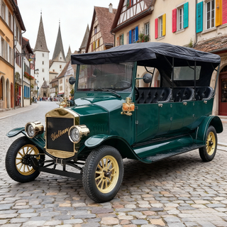 Yatian LY08N Black Multipurpose Most Collectible Black Vintage Car