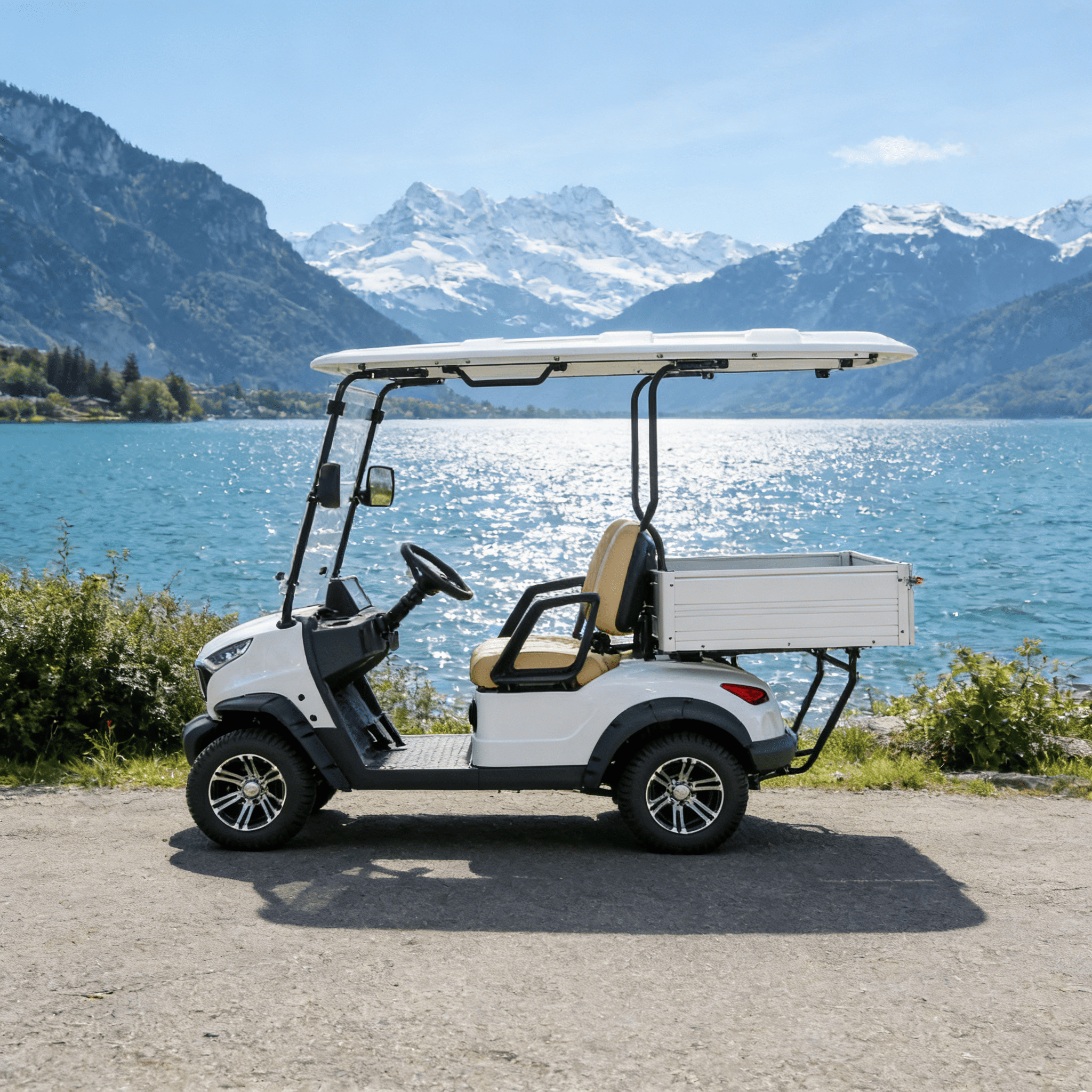YATIAN GQ02Z 2 Seater 4×4 Electric Hunting Vehicle with Cargo Box – Off-Road Ready 
