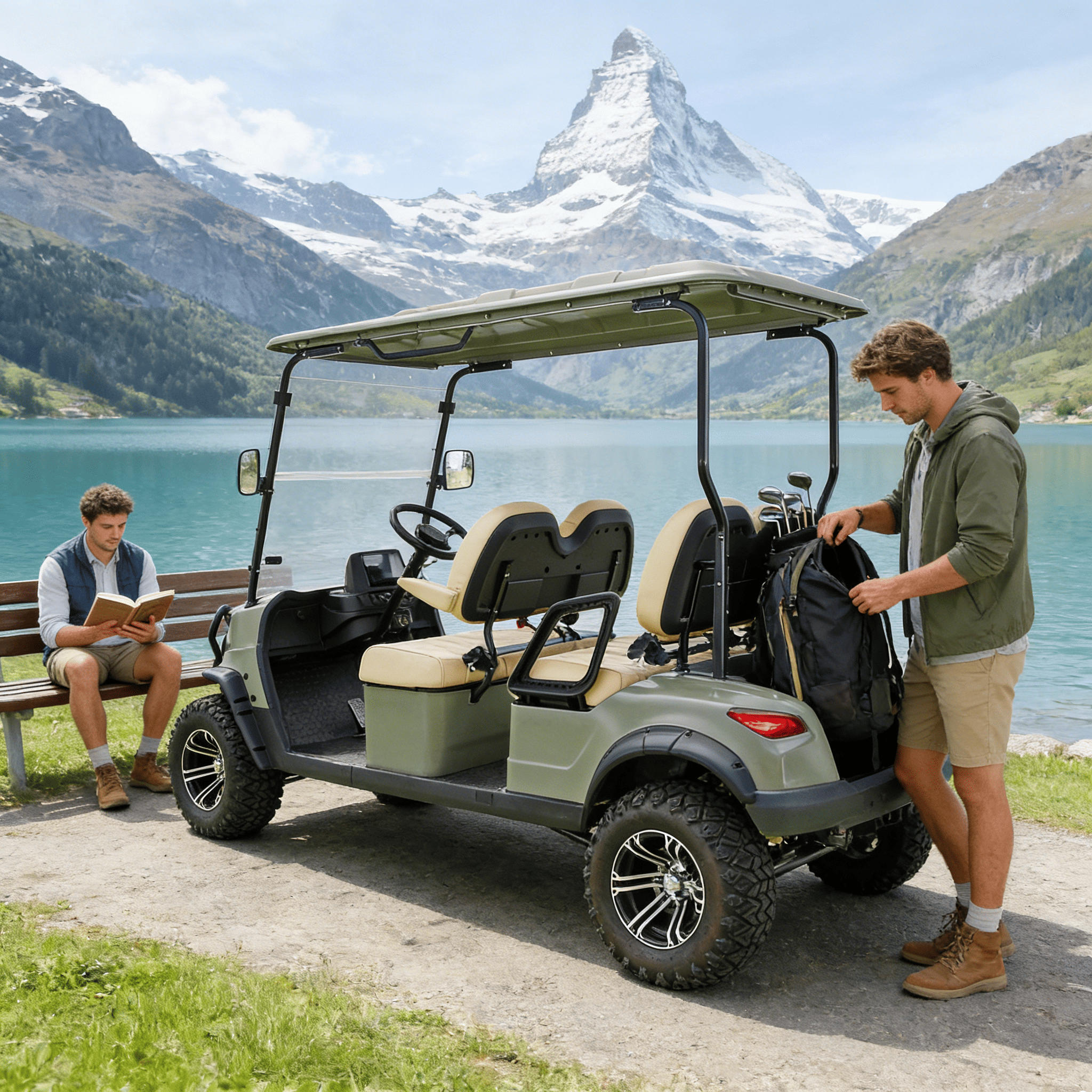 YATIAN GQ04Q 4-Seater Electric Off-Road Hunting Buggy