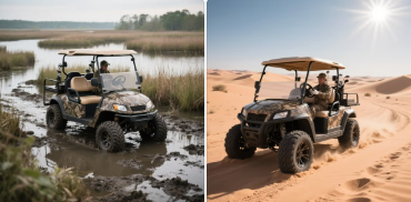 Types of Terrain Suitable for Electric Hunting Golf Carts