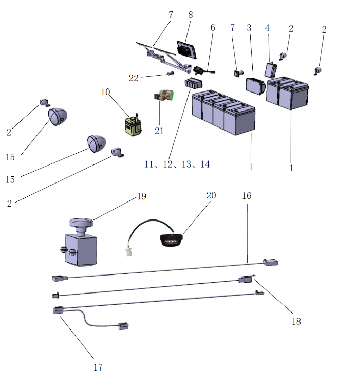 Original Spare Parts for LY05B Classic Electric Vehicle Full System Components in Stock