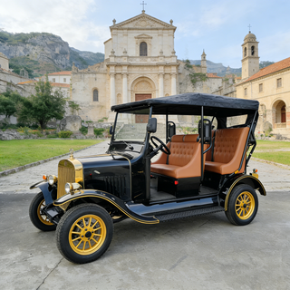 COC Certified 4-Seater Electric Vintage Sightseeing Car (LY05B) | YATIAN