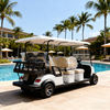 8-Seater Electric Sightseeing Golf Cart Resort Shuttle Vehicle YATIAN China Manufacturer