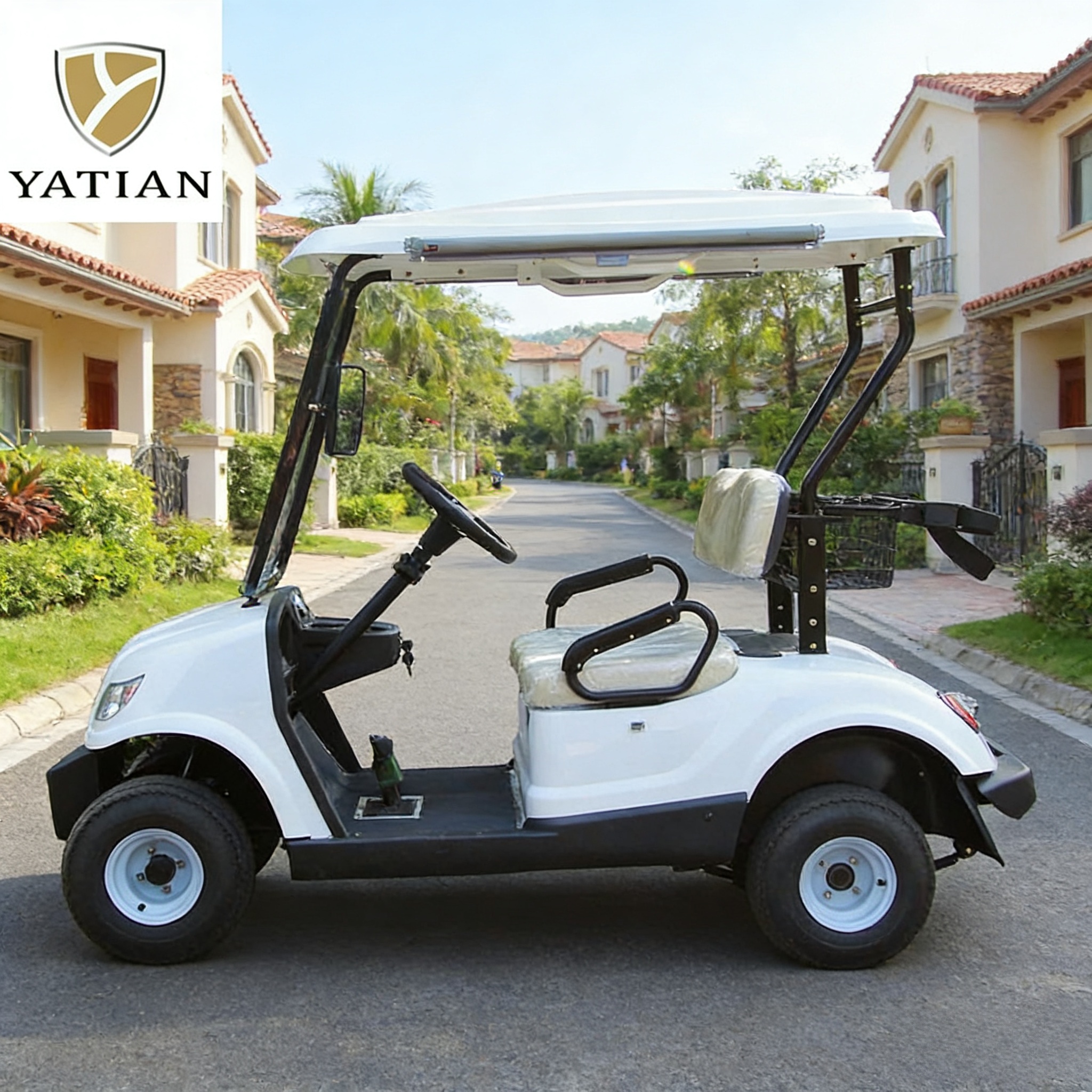 GQ02C 2-Seat Electric Golf Cart - Yatian China Manufacturer Eco-Friendly Mobility
