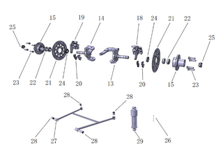 Original Spare Parts for LY05B Classic Electric Vehicle Full System Components in Stock