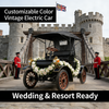 Multipurpose 1903 Open-type Vintage Electric Car | EEC Certified, Fully Customizable for Weddings & Resorts