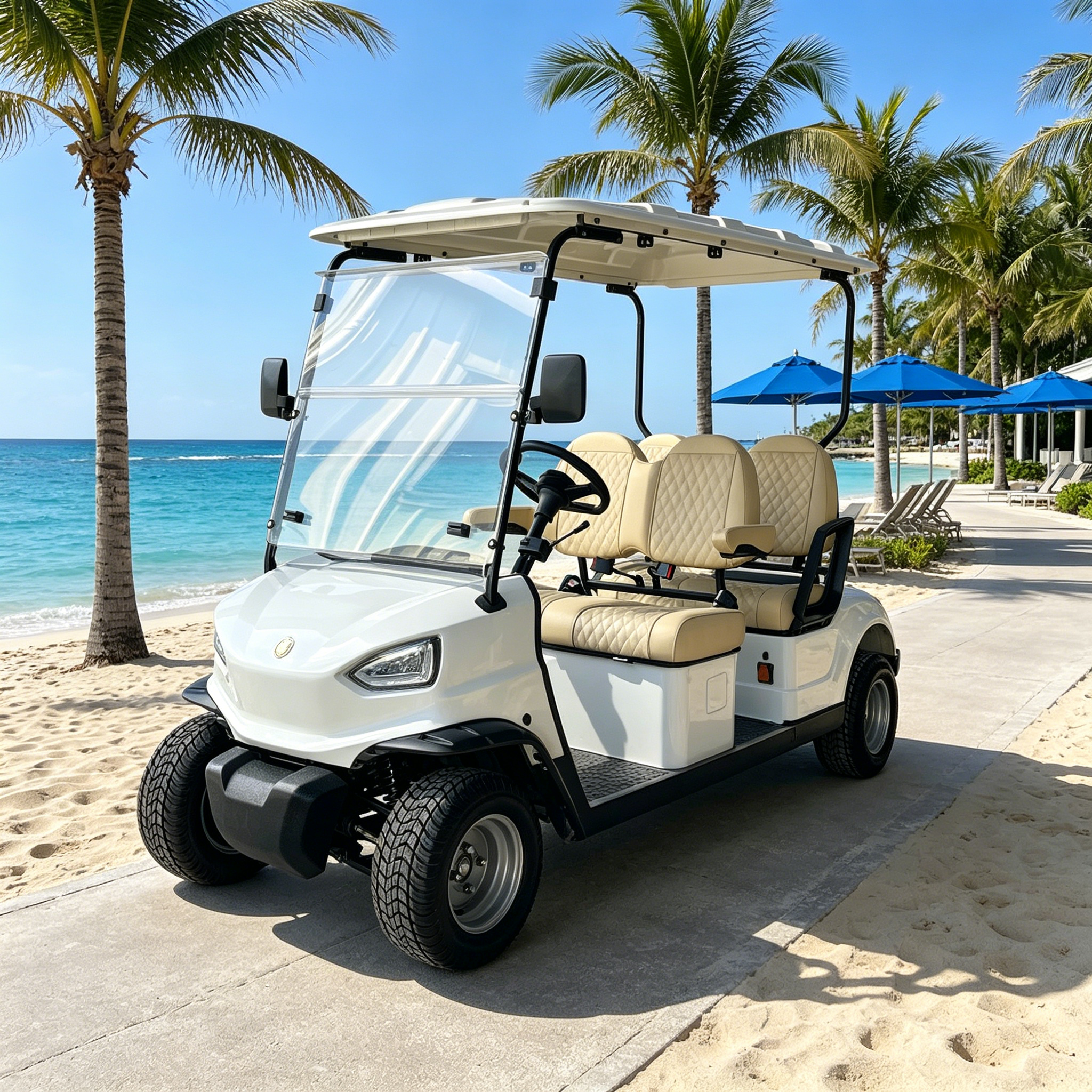 GQ04C 4-Seater Electric Golf Cart