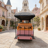 YATIAN LY11N 11-Seat Custom Pink & Gold Vintage Electric Car – Multi-Scene Profitable Sightseeing Shuttle